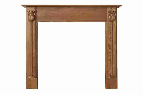 Tulip Wooden Mantelpiece