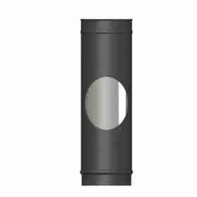 Vitreluxe VPD 500mm Length with Door Matt Black Pipe