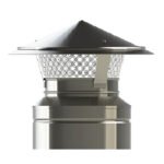 Standard Cowl With Mesh HT-S Stainless Steel Pipe