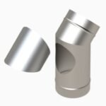 45 Degree Elbow Stainless Steel with Door