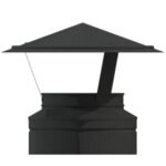 Standard Cowl HT-S Powder Coated Matt Black Pipe