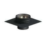 Anchor Plate HT-S Powder Coated Matt Black Pipe