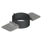 Heavy Duty Rafter Bracket HT-S Powder Coated Matt Black Pipe