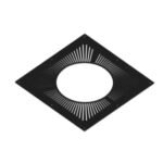 Vent Support Plate HT-S Powder Coated Matt Black Pipe