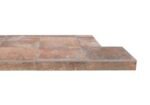 The Gallery Collection Highland Red Tiled Hearth and Chamber Insert