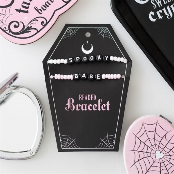 Spooky Babe Beaded Bracelet Set