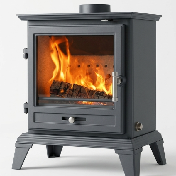 Gallery Classic 8 Eco Multi-Fuel Stove - Oxford Grey