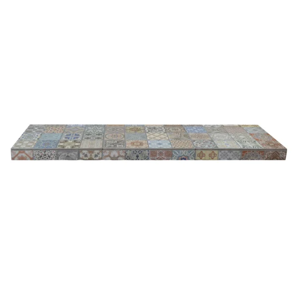 Gallery Collection Tapestry Tiled Hearth: Stylish & Durable Fireplace